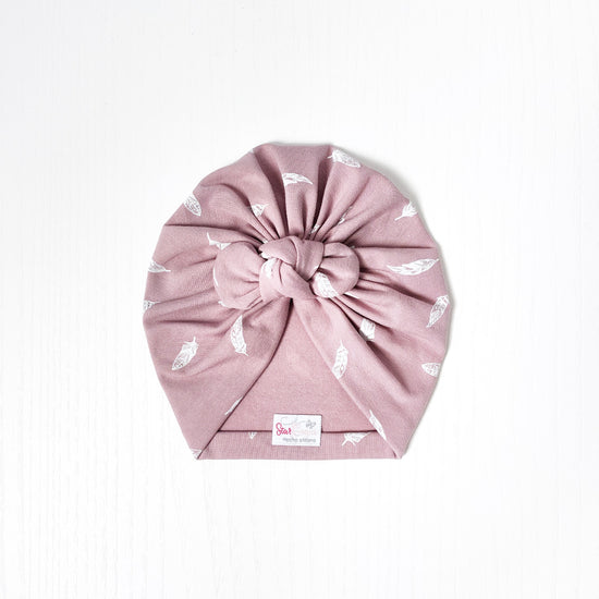 Turbante plumas